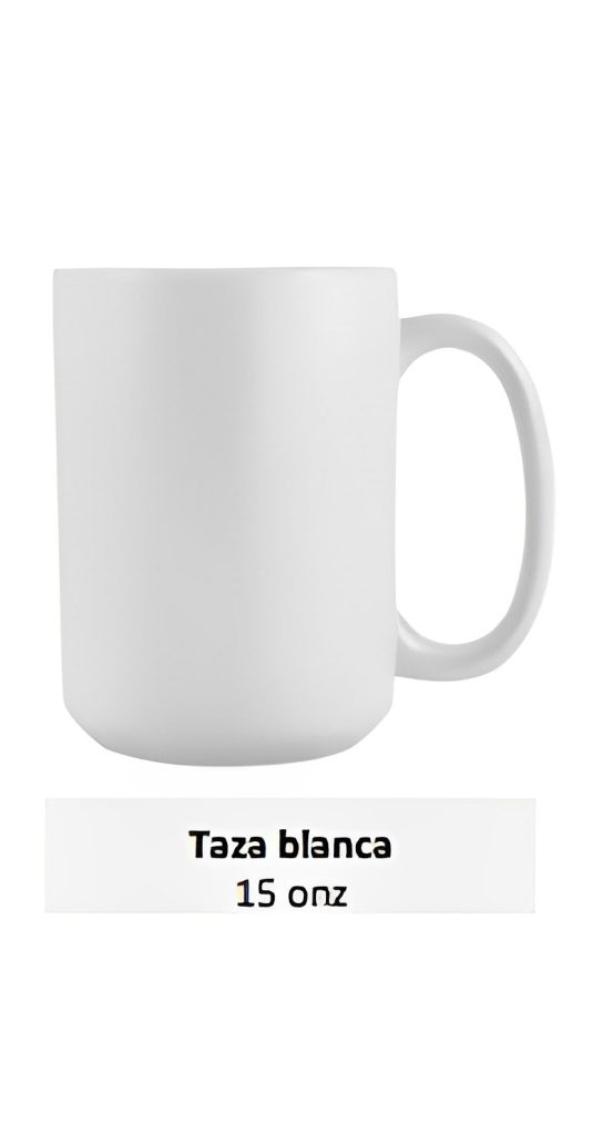 Taza blanca 15 onz