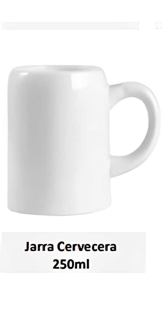 Jarra Cervecera 250ml