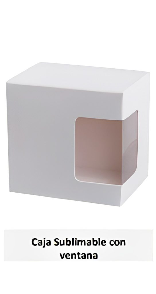 Caja Sublimable con ventana