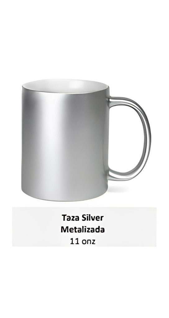Taza Silver Metalizada 11 onz